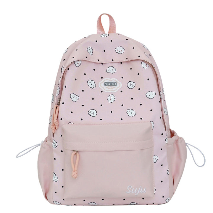 Fun Cloud-Patterned Casual Backpack Stornfield