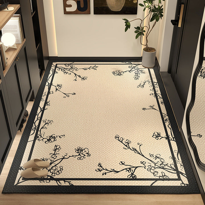 Floral Pattern Decorative Area Rug