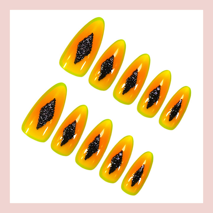 Nail art set with trendy glitter accents and eye-catching designs Stornfield