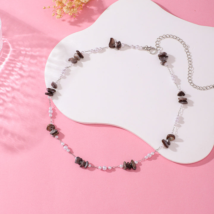 Elegant Floral Beaded Necklace Stornfield