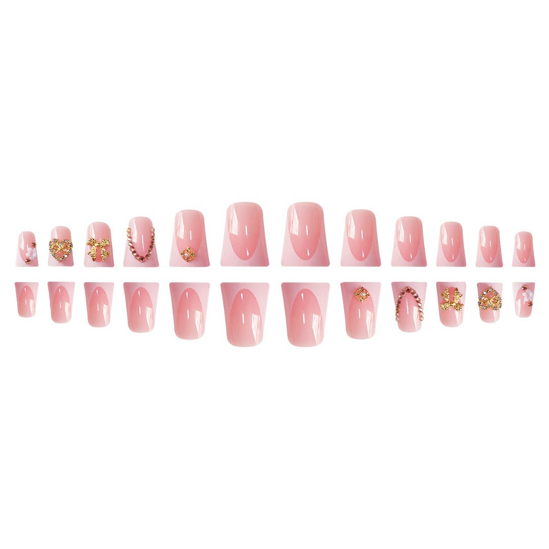 Decorative Rhinestone-Embellished Press-On Nail Extensions Stornfield