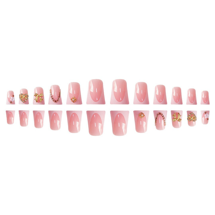 Decorative Rhinestone-Embellished Press-On Nail Extensions Stornfield