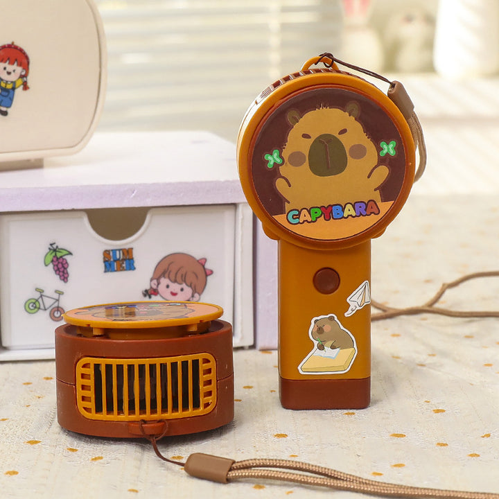 Women Portable Mini Fan with Cute Animal Design Stornfield