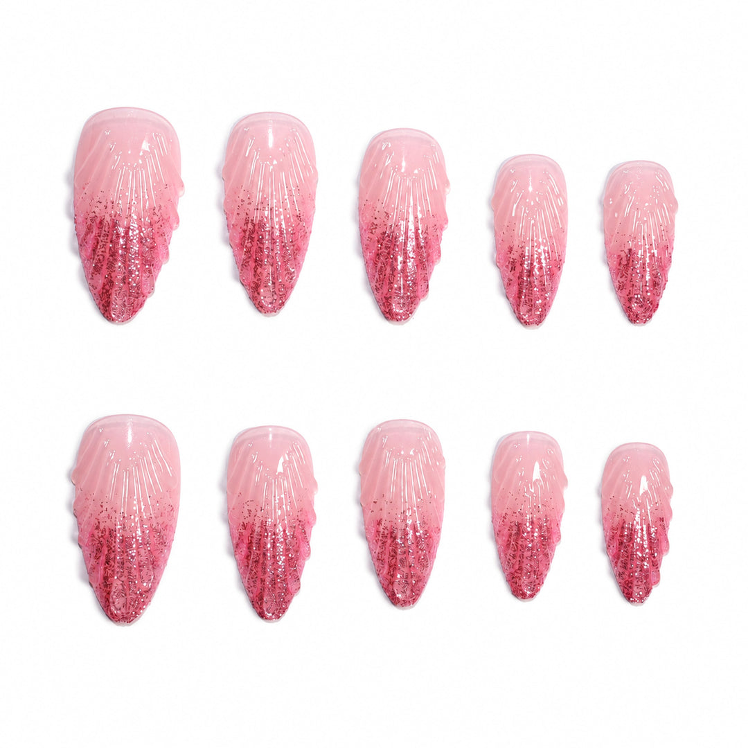 Premium Glitter Artificial Nails Stornfield
