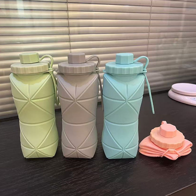 Women collapsible silicone drinking bottle Stornfield