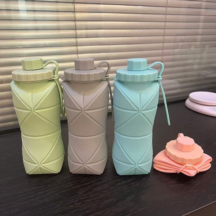 Women collapsible silicone drinking bottle Stornfield