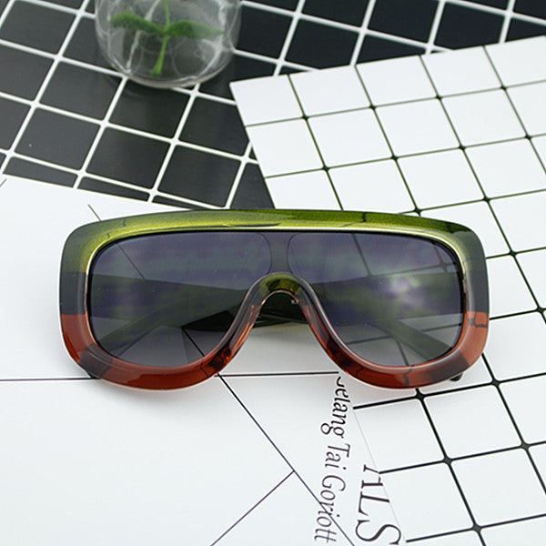 Women's sporty oversized sunglasses with futuristic design Stornfield