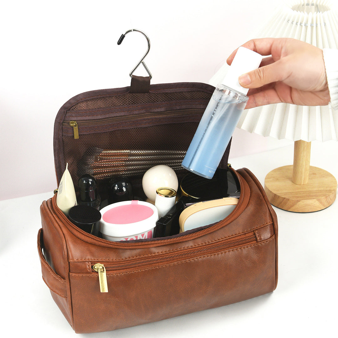 Cosmetic Bag Made of High-Quality Artificial Leather Stornfield
