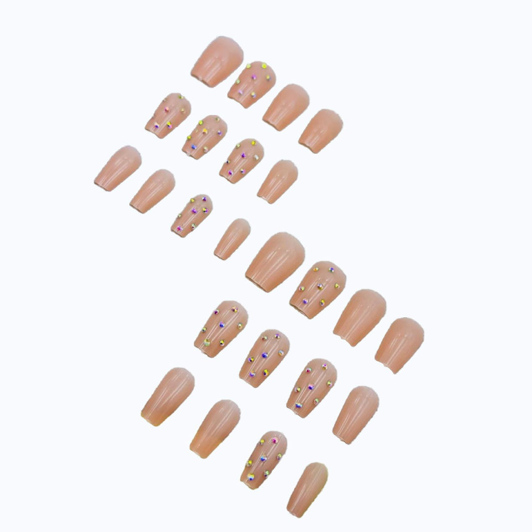 Elegant Nail Art Design Kit with Rhinestone Accents