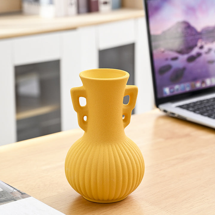 Textured Decorative Ceramic Flower Vase Stornfeild