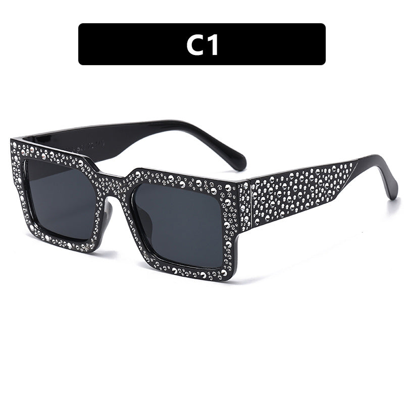 Women's extravagant sunglasses with sparkling accent Stornfield