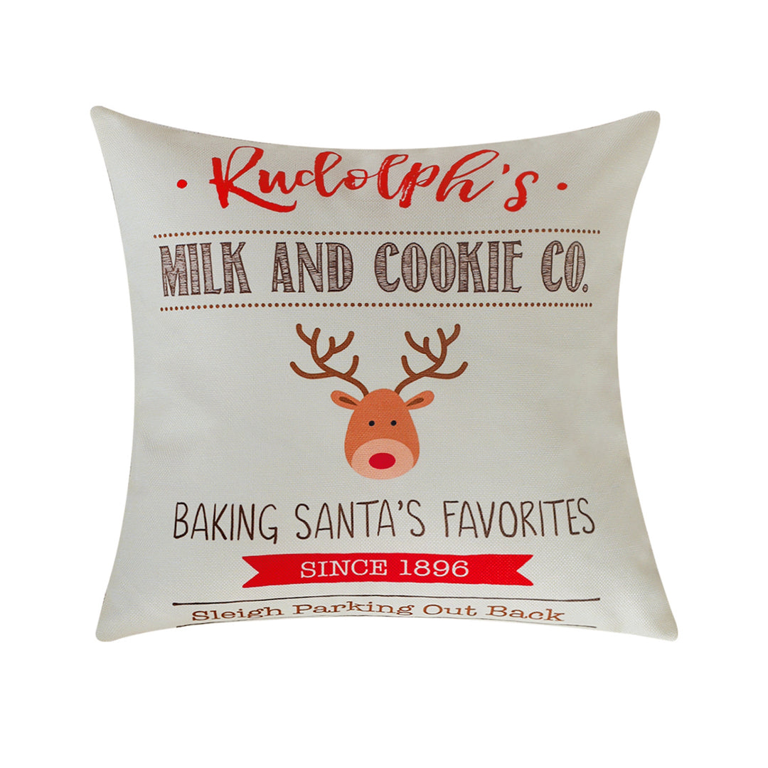 Decorative cushions with festive motif