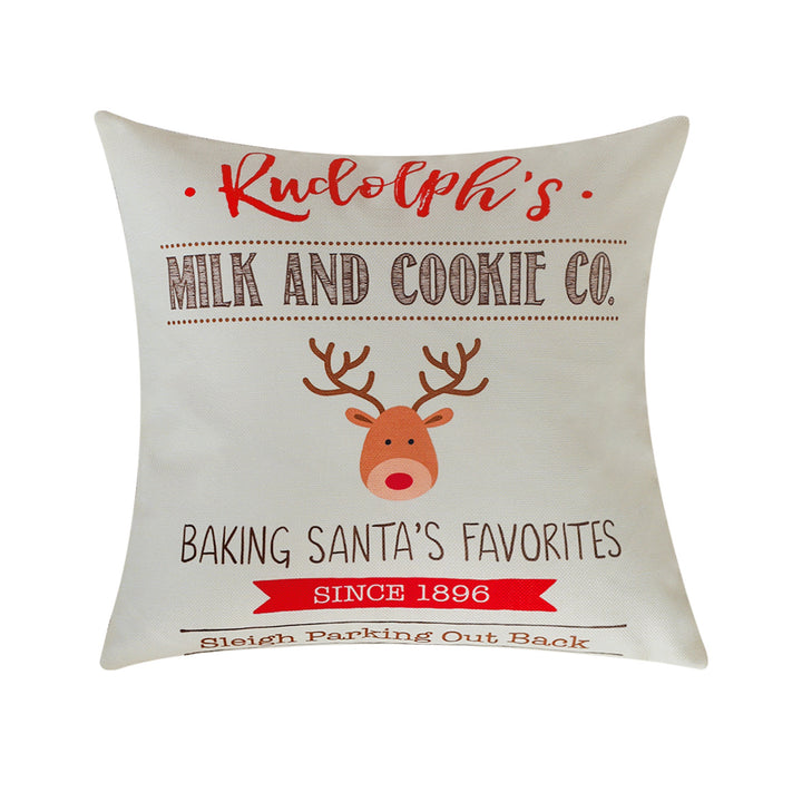 Decorative cushions with festive motif