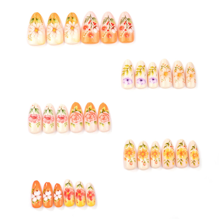 Decorative Floral Nail Art Stornfield