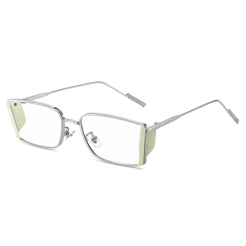Ladies elegant square sunglasses with fine metal frame Stornfield