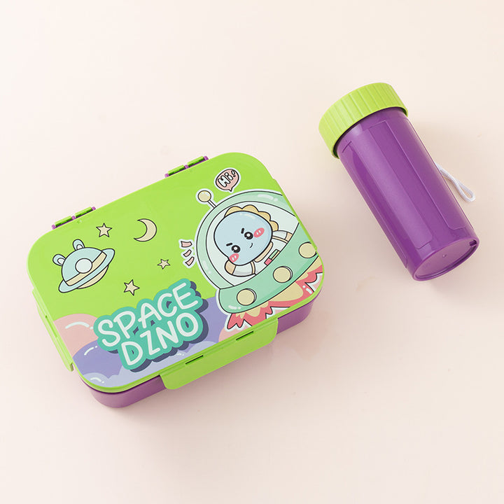 Fun-Themed Portable Lunch Box Set