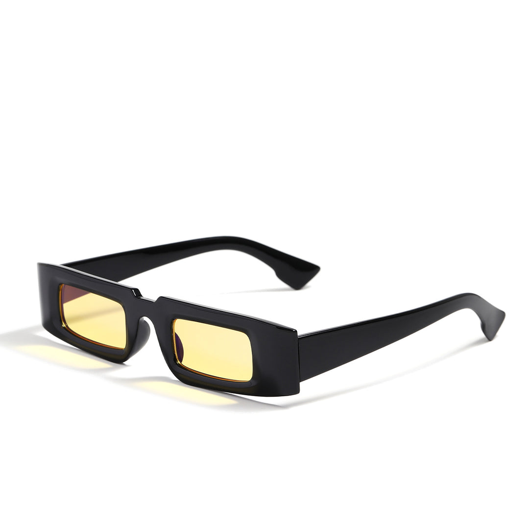 Women's fashionable geometric sunglasses with transparent frame and polarized lenses Stornfield