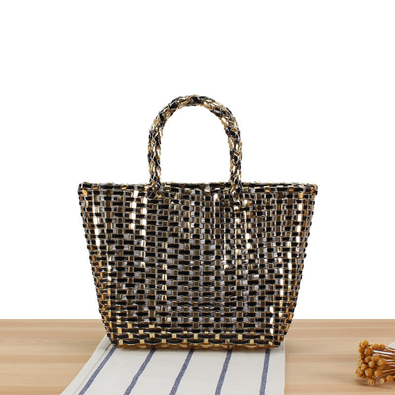 Refined wicker tote bag Stornfield