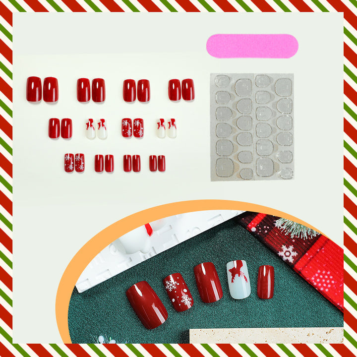 Artificial Christmas Art Nails Stornfield