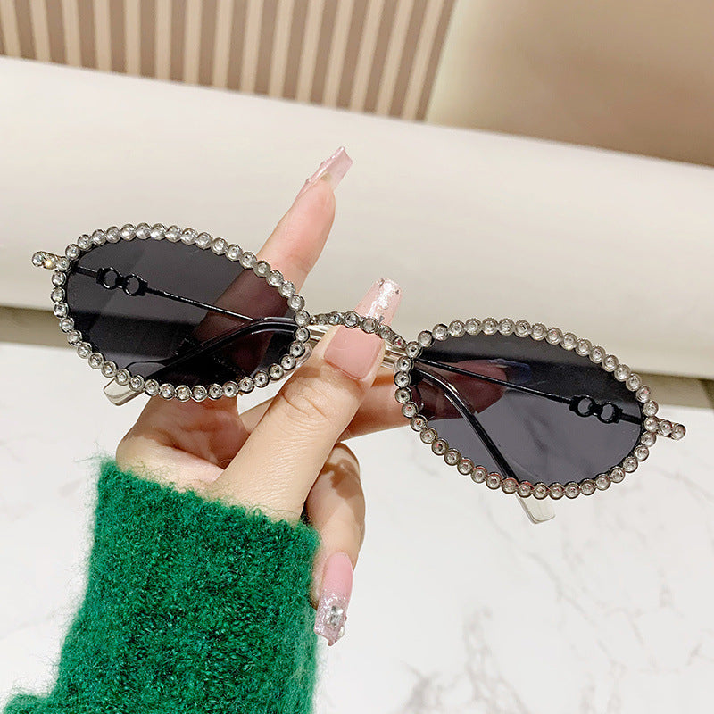 Ladies Designer Eyewear Frame with Extravagant Pearl Frame Stornfield