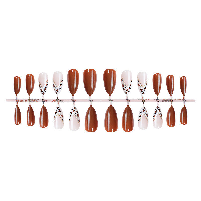 Decorative Press-On Nail Set with Unique Patterns Stornfield
