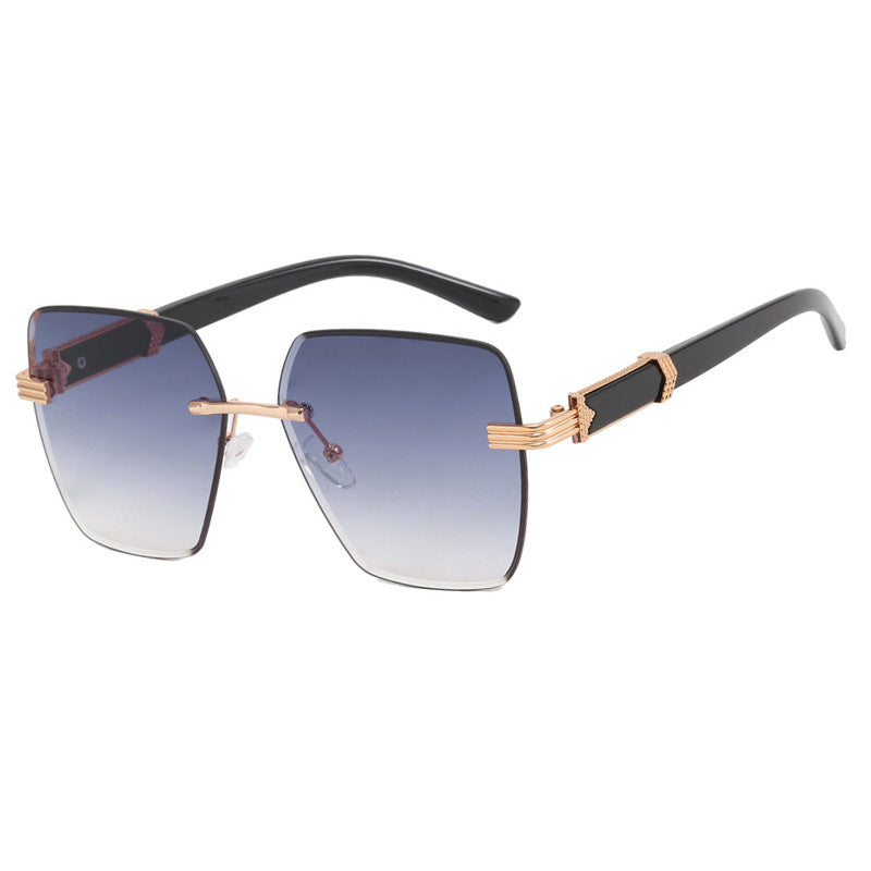 Women's trendy square sunglasses with glamorous accents and UV protection Stornfield