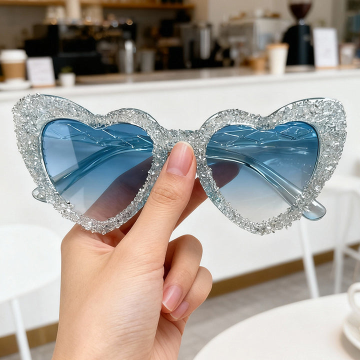 Sparkling Heart-Shaped Sunglasses Stornfield
