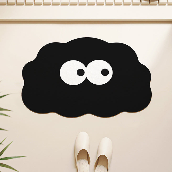 Cute Panda-shaped Bath Mat