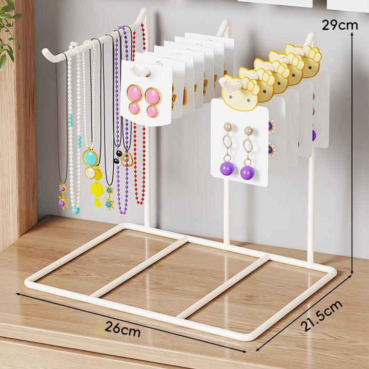Vertical Bracelet and Bangle Display Stand with Rectangular Base