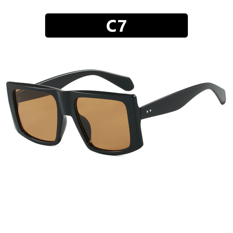 Women's square sunglasses with robust plastic frame and protective UV filter Stornfield