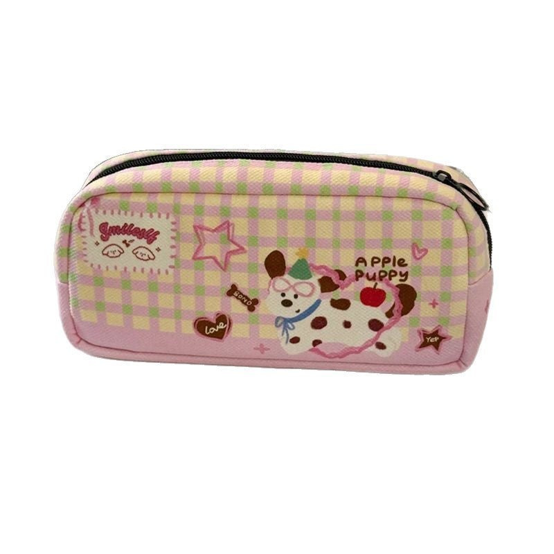 Cute Animal-Themed Zippered Pencil Case
