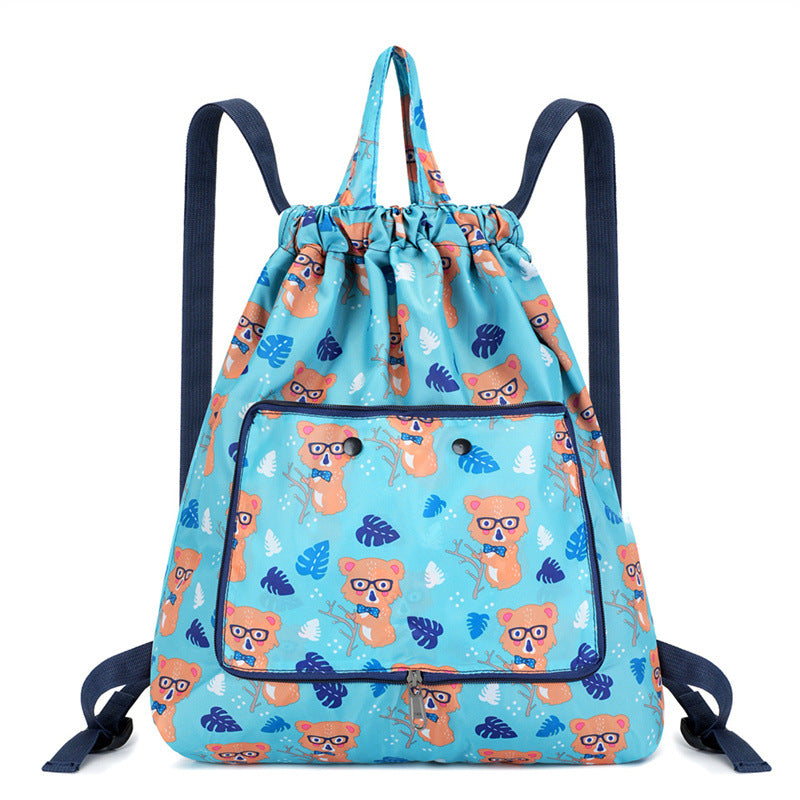 Lightweight Floral Drawstring Backpack Stornfield