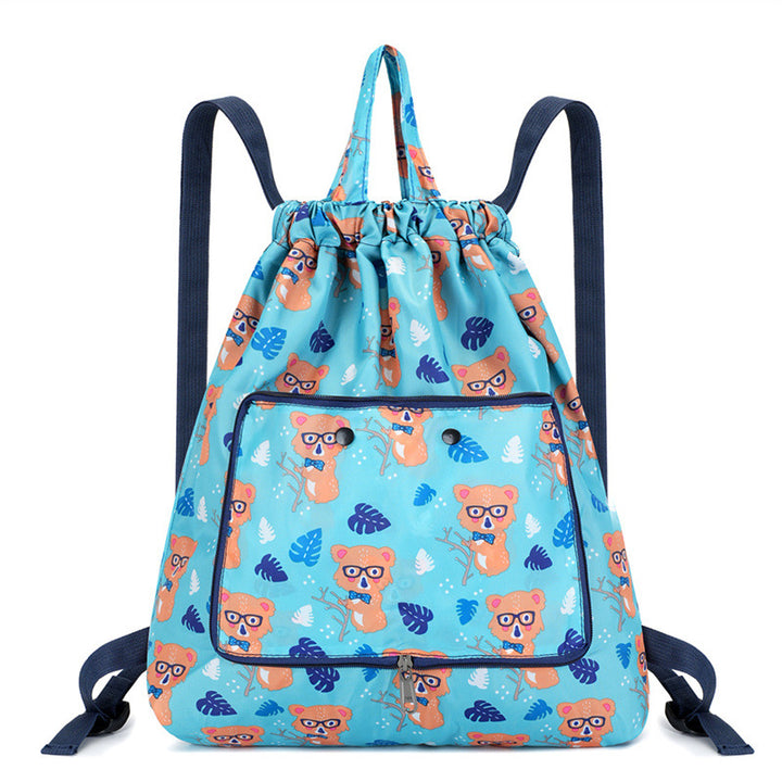 Lightweight Floral Drawstring Backpack Stornfield