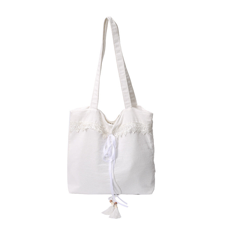 Chic Embroidered Shoulder Tote Bag Stornfield