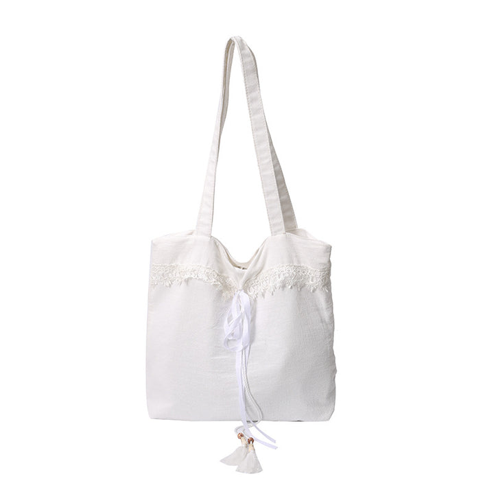 Chic Embroidered Shoulder Tote Bag Stornfield