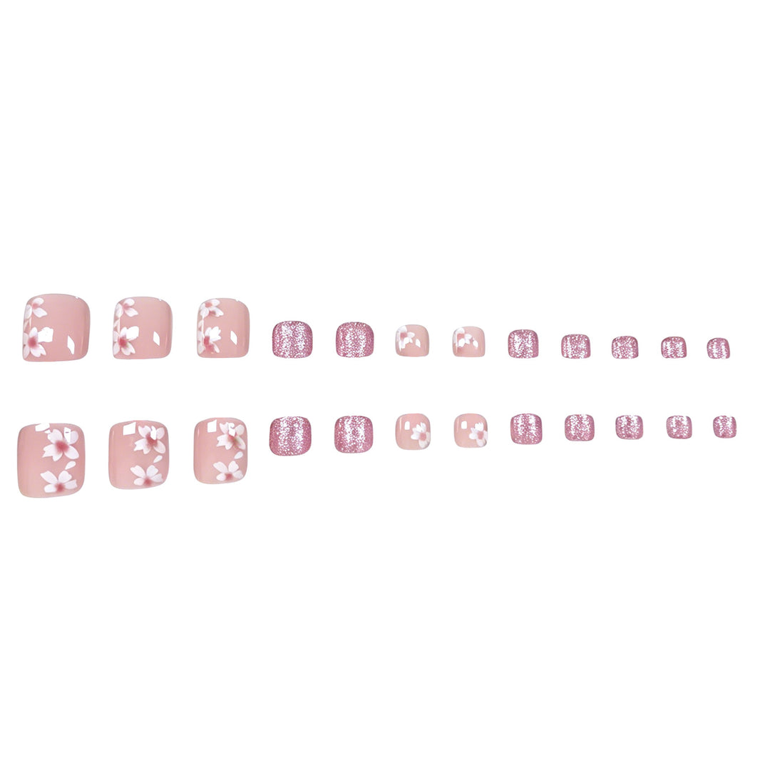 Decorative Floral Toe Nail Art Stornfield