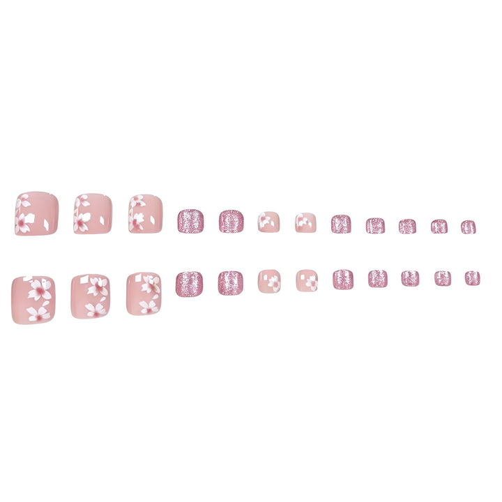 Decorative Floral Toe Nail Art Stornfield