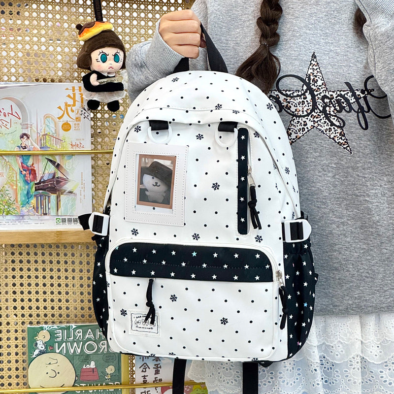 Casual Snowflake Print Backpack Stornfield
