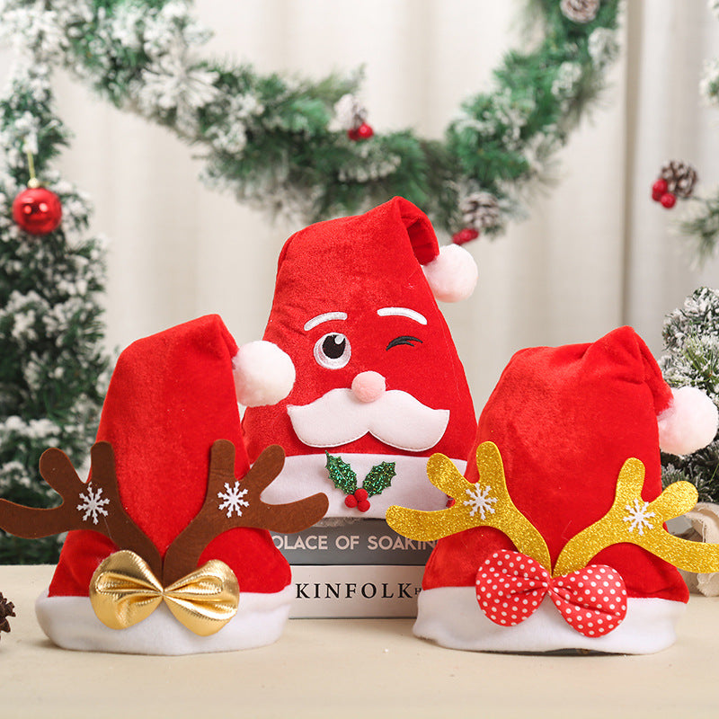 Festive Santa Hat with Reindeer Ears Stornfield