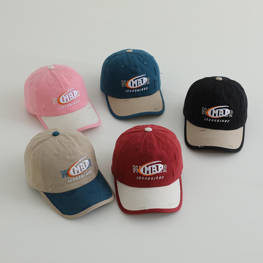 Men's Distressed Cotton Logo Baseball Cap Stornfield