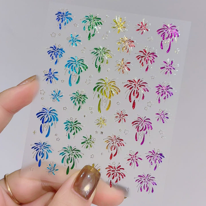 High-Quality Nail Art Foil Sticker Sheet