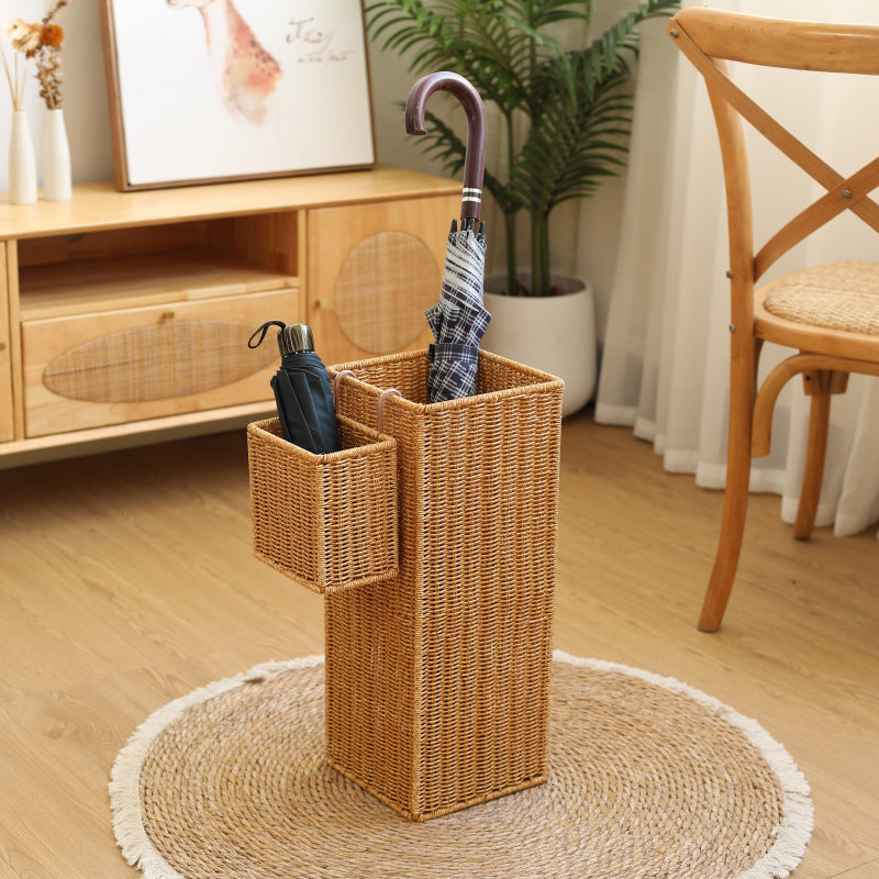 Rectangular Wicker Waste Bin Stornfield