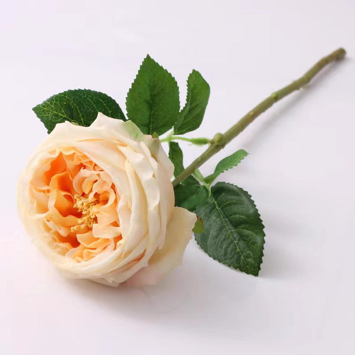 Realistic Faux Peony Flower Stem