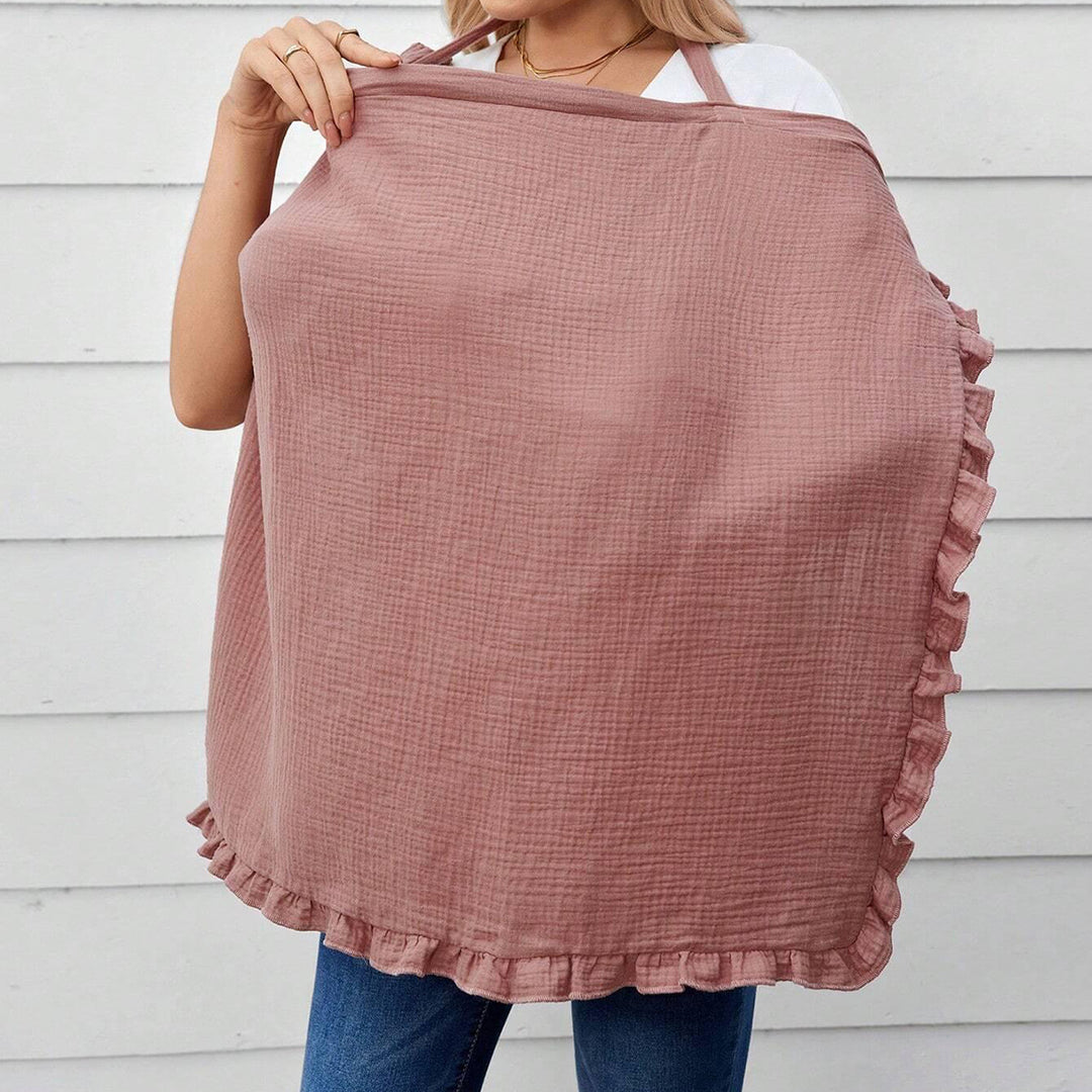 Stylish Ruffled Cotton Cooking Apron Stornfield