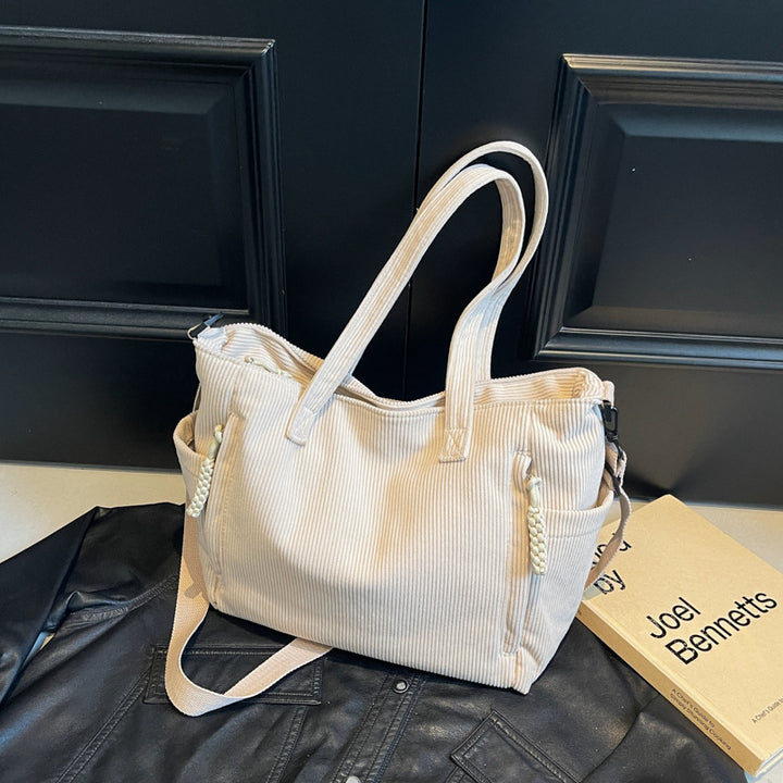 Multi-Pocket Canvas Tote Bag Stornfield