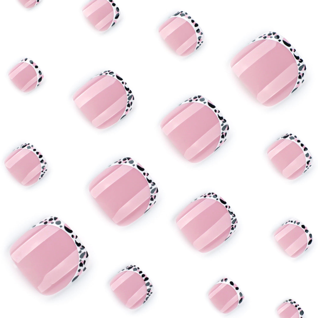 Artistic toenail design with elegant tips Stornfield