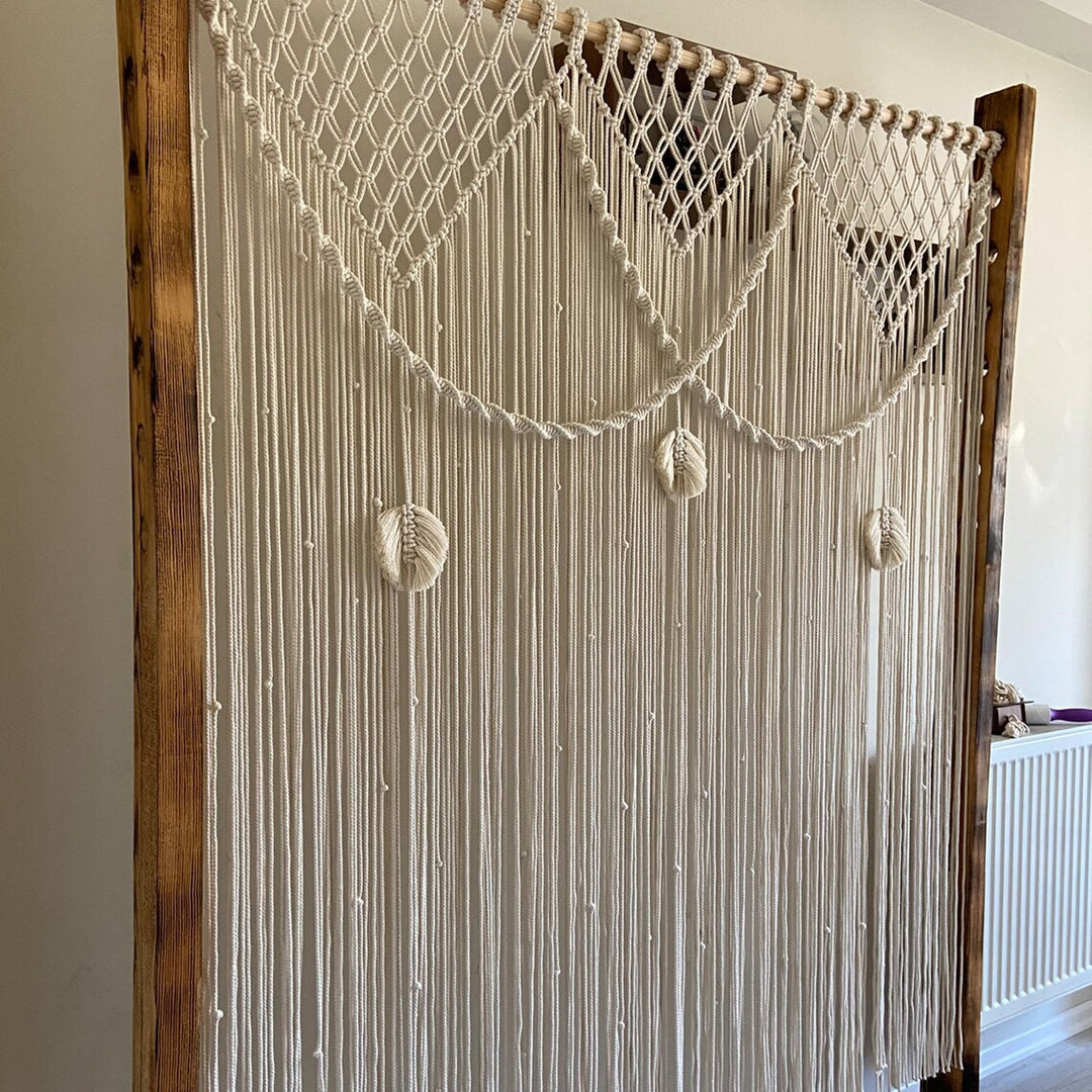 Macrame Leaf Motif Wall Hanging Stornfield