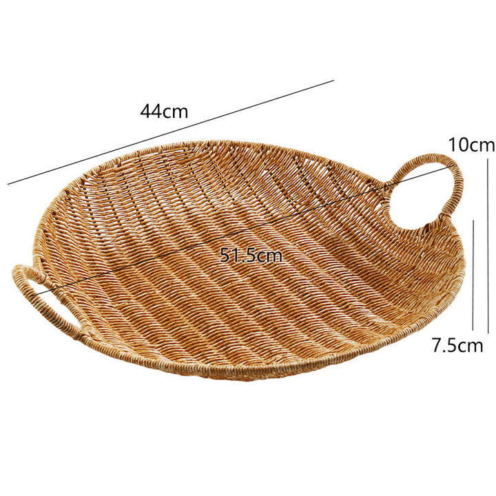 Handwoven Rectangular Storage Basket with Comfortable Handles Stornfield
