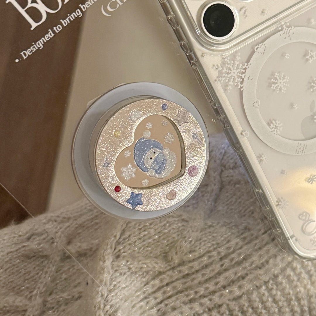 Smartphone Finger Holder with Winter Motif Stornfield