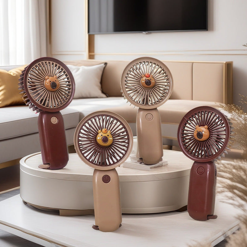 Women Portable Hand Fan with Animal Design Stornfield